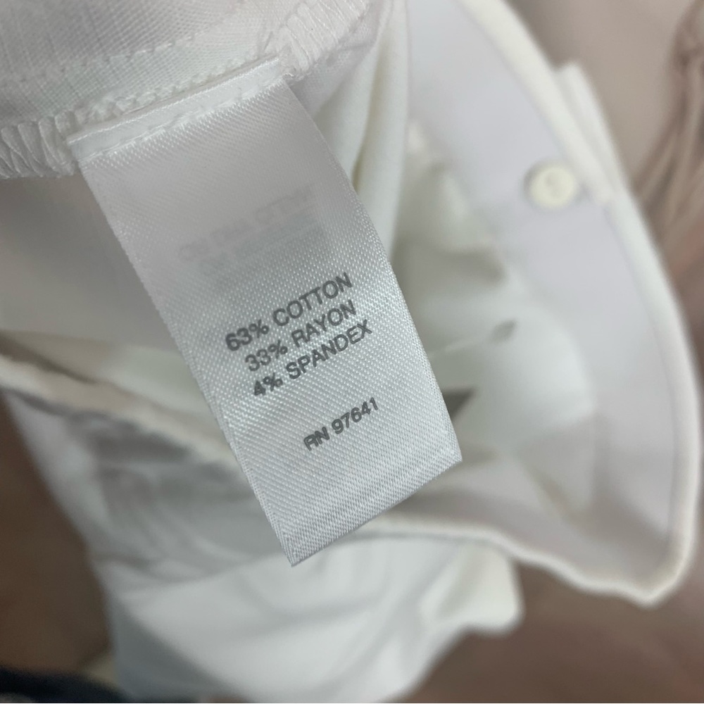 SOLD NEW J Jill Cotton Slouch Waistband Pull on Pant in White - Picture 8 of 11